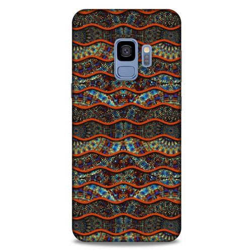 Samsung Galaxy S9 Kılıf Baskılı Özel Seri Taşlı (35) Fit Design Kılıf