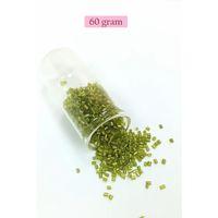 Kesme Cam Boncuk 2mm - 60 Gram - Şeffaf Çimen Yeşili - BNC393