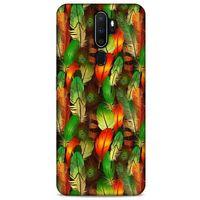 Oppo A5 2020 Kılıf Desenli Özel Seri Tüyler (1) Kılıfı