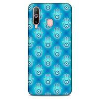 Nazarium (7) Desenli Silikon Kapak Samsung Galaxy A60 Kılıf