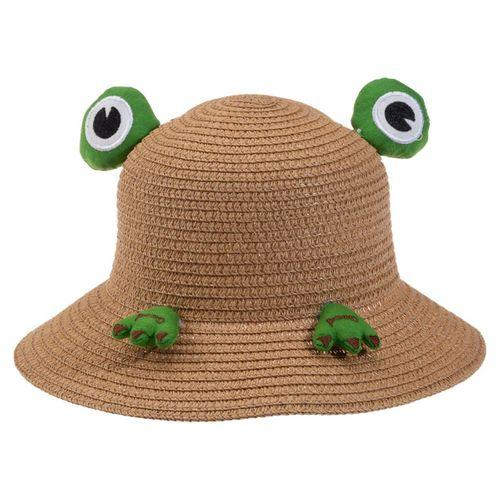 Kitti Bebe Hasır Şapka ( 2-6 Yaş ) Y24700-05 Kahve