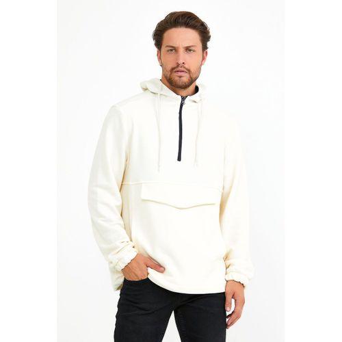 Erkek Kapşonlu Regular Fit Yarım Ferm.Kargo Cepli İnce Sweatshirt SPR22SW171