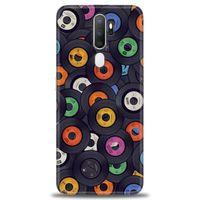 Oppo A9 2020 Kılıf HD Baskılı Kılıf - Plaklar + Tam Ekran Koruyucu