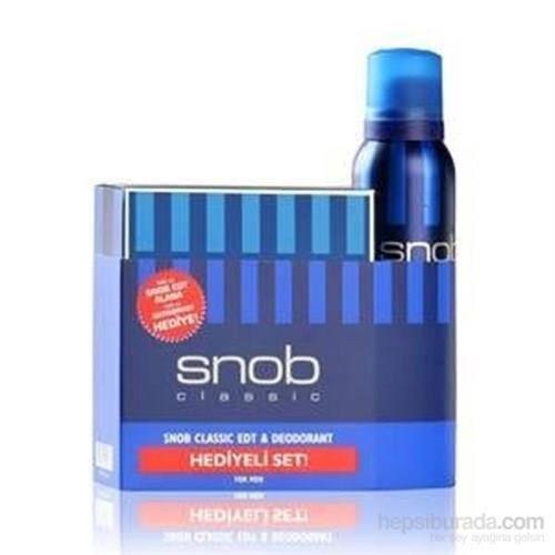 Snob Classic Edt 100ml +150ml Deo Erkek Parfüm Seti