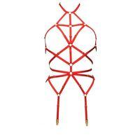 Vücudu Saran Seksi Jartiyer Harness