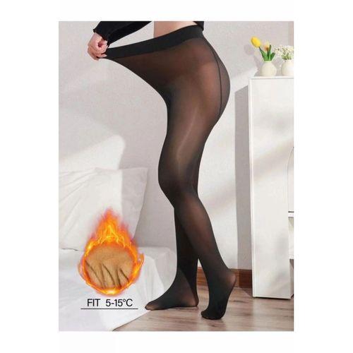 Pilelistore TERMAL PELUŞ SİYAH KÜLOTLU ÇORAP PKC-581