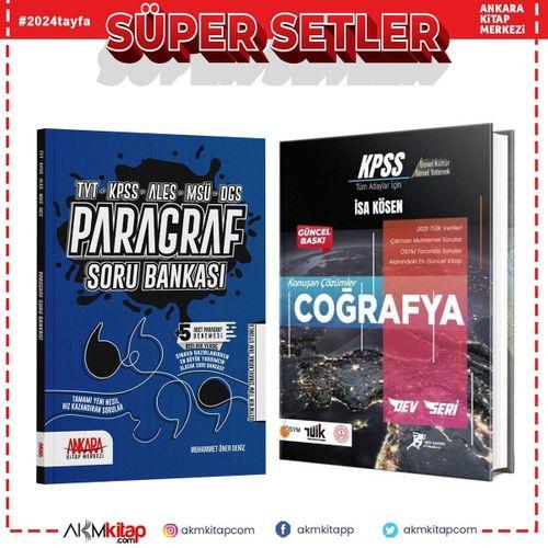 Dev Kadro KPSS Coğrafya ve AKM Paragraf Soru Bankası Seti 2 Kitap