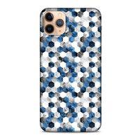 Mermer Desenli (19) Tema Kılıfları Açık Mavi Apple Iphone 11 Pro Kılıf