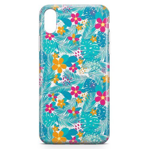 Apple iPhone XR Kılıf Hawai Palmiye Arka Kapak Koruma Desenli Full Koruyucu