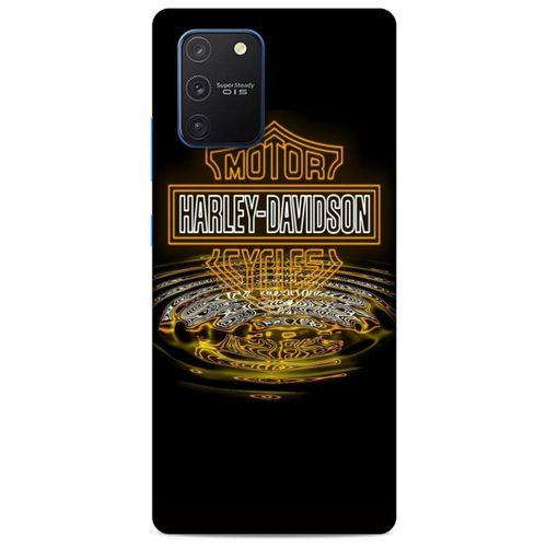 Samsung Galaxy S10 Lite Uyumlu Kılıf Motorsiklet (35) Fit Design Kılıf Harley Davidson