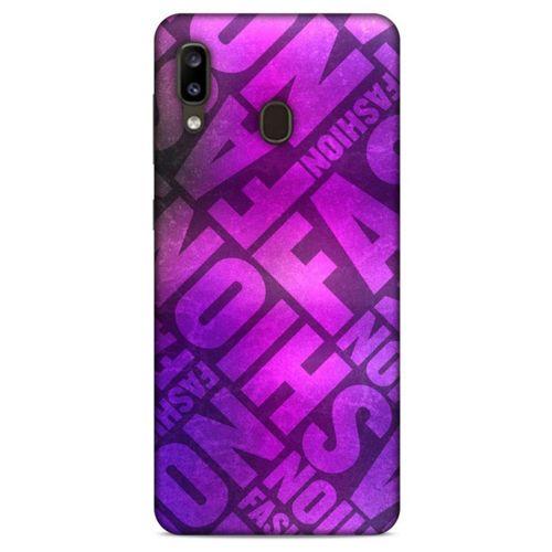 Samsung Galaxy A20 Uyumlu Kılıf Pembe Delisi (21) Koruyucu Kapak Fuşya