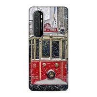 Xiaomi Mi Note 10 Lite Kılıf Taksim Tramvay Karli Arka Kapak Silikon Koruma Full Koruyucu