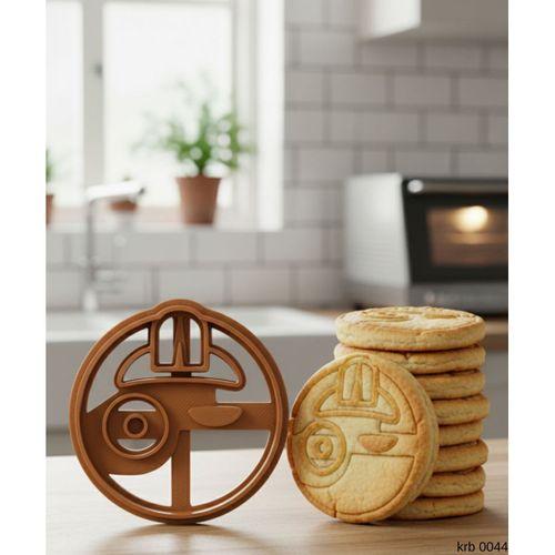 Karakter Figürlü Yuvarlak Kurabiye Kalıbı – Hamur Kesici, Şeker Hamuru ve Oyun Hamuru İçin