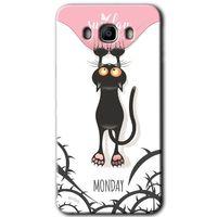 MRCİLETİSİM MRCİLETİSİM Samsung Galaxy J7 2016 Kılıf HD Desen Baskılı Arka Kapak + Temperli Cam - Dark Sunday