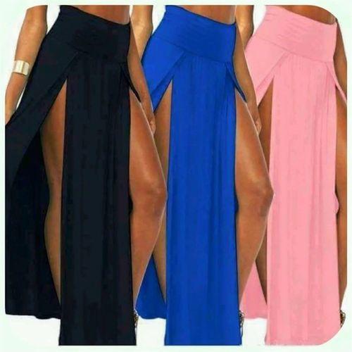 B101055 Uzun Derin Yırbrfaçlı Etek