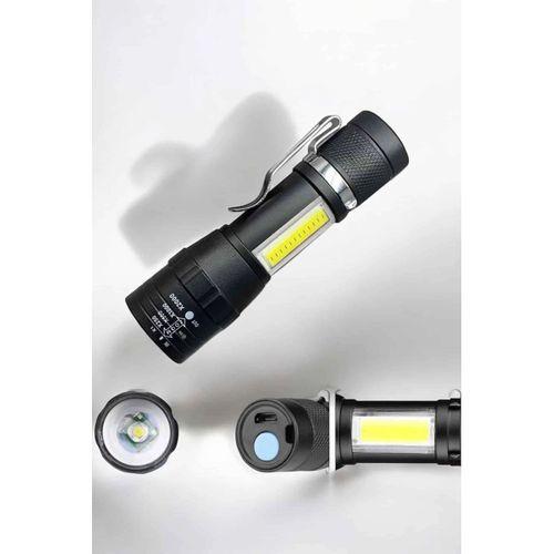 El Feneri Led Usb  Zoom Mini Led Işık Acil Durum Feneri
