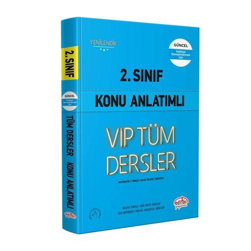 2. Sınıf VİP Tüm Dersler Konu Anlatımlı Editör Yayınları