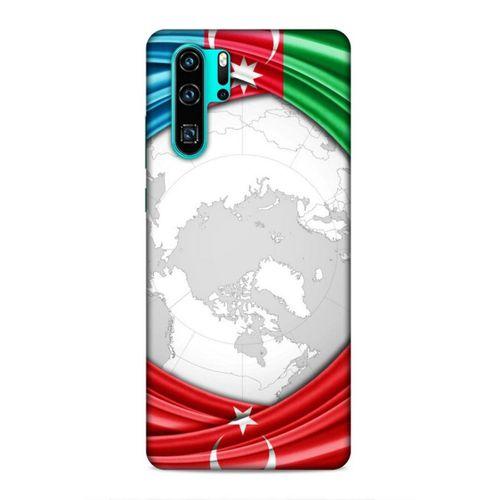 Huawei P30 Pro Uyumlu Kılıf Azarbaijan (17) Tasarım Kılıf Dünya Bayraklar