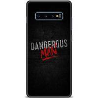 Samsung Galaxy S10 Plus Kılıf HD Baskılı Kılıf - Dangerous Man + Tam Ekran Koruyucu