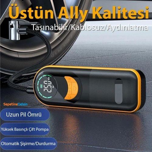 Sepetinegelsin ST-5520 Dijital Basınç Göstergeli Oto Lastik Şişirme Pompası Hava Kompresörü