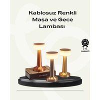 Modern Usb'li Kablosuz Masa Lambası – Minimalist Tasarım, 3 Farklı Parlaklık