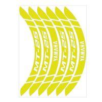 YAMAHA Yamaha Florasan Sarı Geniş Mt-25 Uyumlu 1 Set Jant Şeridi