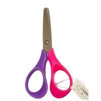 LİNEA CETVELLİ ÇİFT RENKLİ OKUL MAKASI ( Mor-Pembe)
