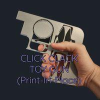 Click Clack Oyuncak Tabanca 3D Baskı (Bu ürün Sadece Plastik parçadır - Almadan Önce Soru Sorabilirsiniz)