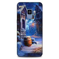 Samsung Galaxy S9 Kılıf Snowix (46) Core Armor Kılıf Kahverengi Mavi