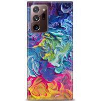 Samsung Galaxy Note 20 Kılıf HD Baskılı Kılıf - Colors + Tam Ekran Koruyucu