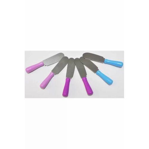 Mini 6'lı Tereyağı Bıçağı Renkli Royaleks-BH-1254