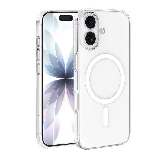 Apple iPhone 16 Kılıf IC Çipli Zore Wireless Şarj Özellikli Şeffaf Orjin Kapak