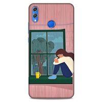 Huawei Honor 8x Kılıf Depresyon (18) Telefon Kılıfları Pembe Yeşil