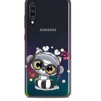 Zoologix (76) Samsung Galaxy A80 Şeffaf Kılıf Silikon Desenli