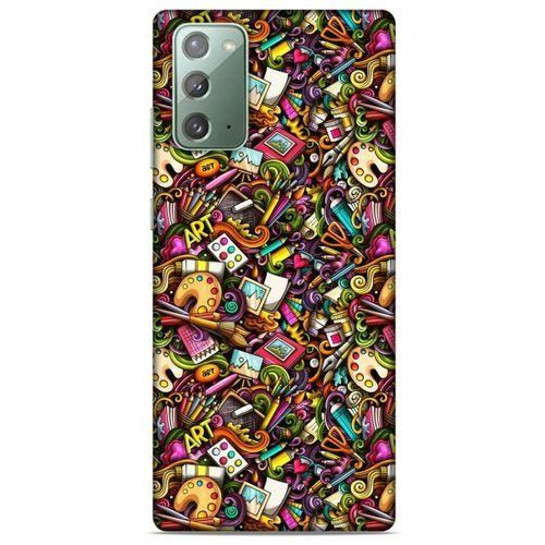 Graffitix (18) Desenli Silikon Kapak Samsung Galaxy Note 20 Kılıf