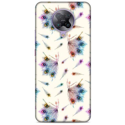 Xiaomi Poco F2 Pro Kılıf Desenli Özel Seri Tüyler (35) Fit Design Kılıf