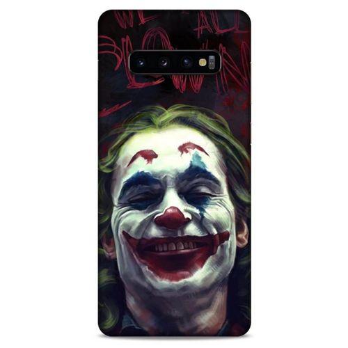 Samsung Galaxy S10 Plus Uyumlu Kılıf Joker (16) Kalın Kılıf Siyah Kırmızı