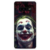 Samsung Galaxy S10 Plus Uyumlu Kılıf Joker (16) Kalın Kılıf Siyah Kırmızı