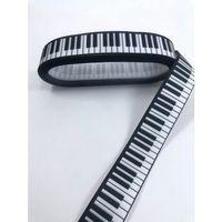 FdayAksesuar Saç Tokası Piyano Desenli Grogren Kurdele 1 Metre En 2,5 Cm