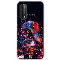 Potkal Hediye Fabrikası Huawei P Smart 2021 HD Baskılı Kılıf + 9D Tam Ekran Koruyucu - Father Vader
