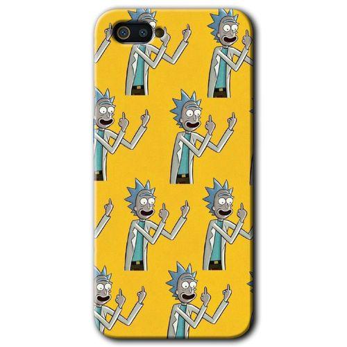 Realme C2 Kılıf HD Desen Baskılı Arka Kapak - Rick Felsefesi