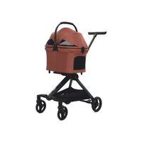 EuroDog Katlanabilir Köpek Arabası Turuncu 66x52x110cm