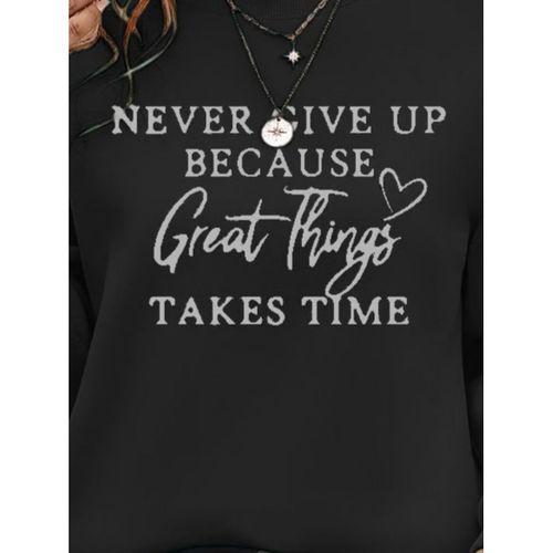 Kadın Uzun Kollu Yuvarlak Yaka Iki Iplik şardonlu Bluz