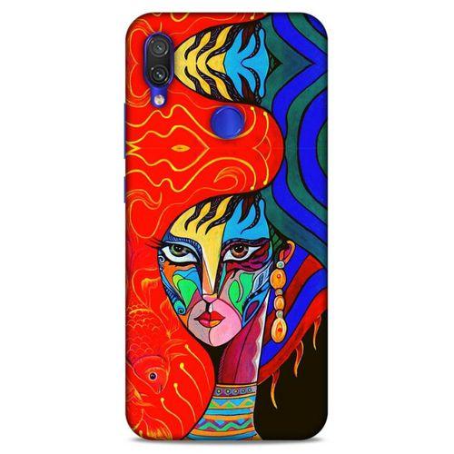 Lopard Xiaomi Redmi Note 7 Uyumlu Kılıf Sürreal Yüzler ♀ (10) Full Koruma Kılıfı Desenli
