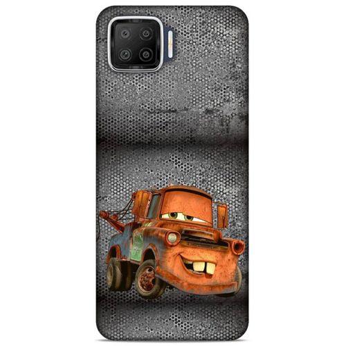 Lopard Oppo A73 Uyumlu Kılıf PickUpX (50) Shockproof Kılıf Orange Car