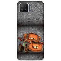 Lopard Oppo A73 Uyumlu Kılıf PickUpX (50) Shockproof Kılıf Orange Car