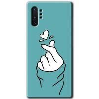 Potkal Hediye Fabrikası Samsung Galaxy Note 10 Plus HD Baskılı Kılıf + 9D Tam Ekran Koruyucu - Mutluluk