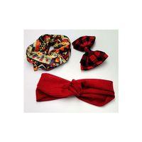 Renkli Desenli Taç Toka Bandana Set