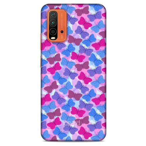 Lopard Xiaomi Redmi 9T Uyumlu Kılıf Kelebek Etkisi (21) Koruyucu Kapak