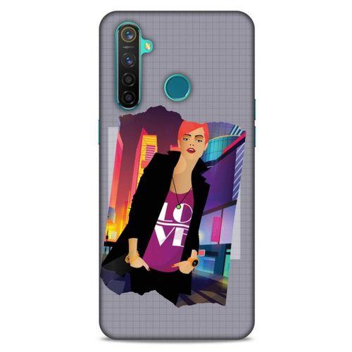 Sokak Modası 52 Oppo Realme 5 Pro Kılıf Desenli Silikon